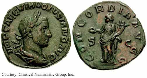 монета Древнего Рима