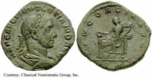 монета Древнего Рима