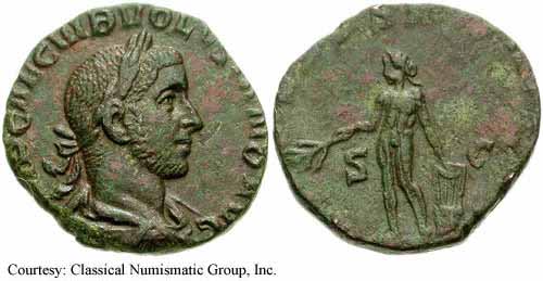 монета Древнего Рима