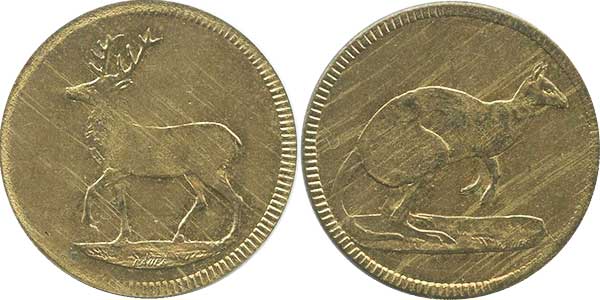 игровые жетоны Олень и Kangaroo