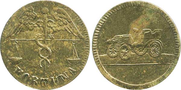 игровой жетон fortuna car