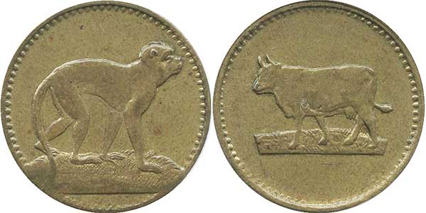 игровые жетоны monkey и sheep