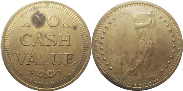 игровой жетон no cash value Golf