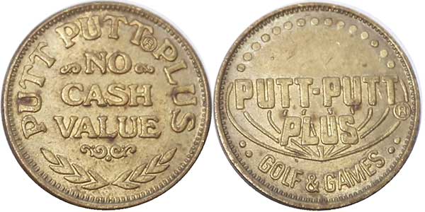 игровой жетон no cash value putt-putt