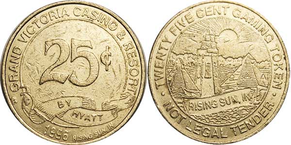 игровой жетон 25c victoria