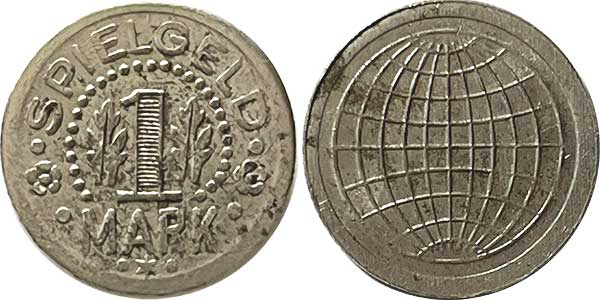 token spielgeld 1 марка
