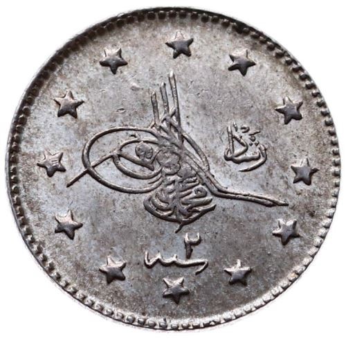 1 куруш 1327/2 Аверс