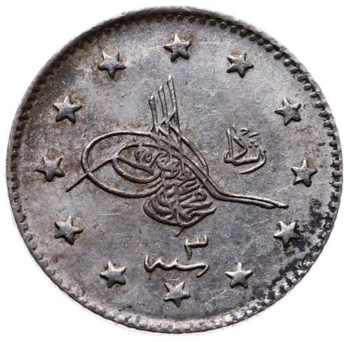 1 куруш 1327/3 Аверс