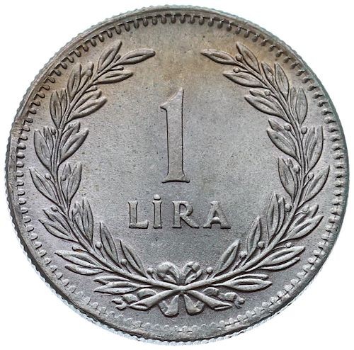 1 Лира 1947 Аверс