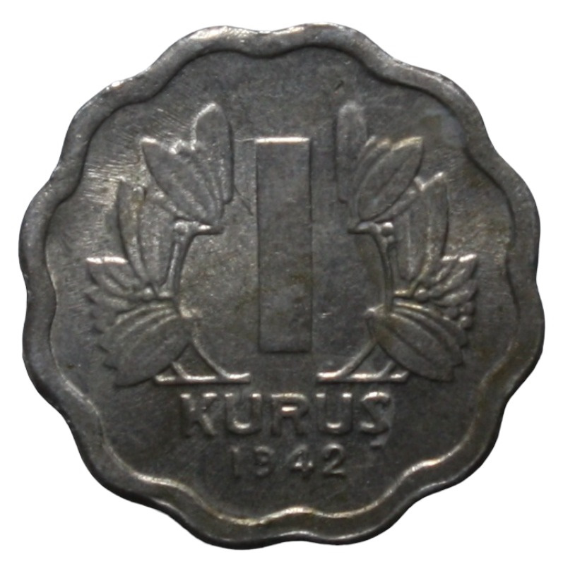 1 куруш 1942 Аверс