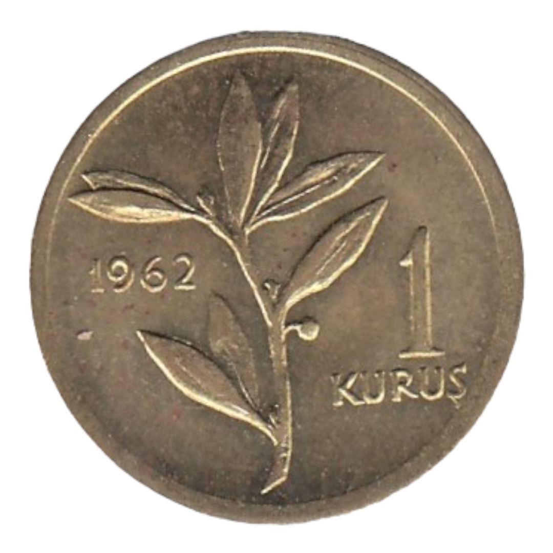 1 куруш 1962 Аверс