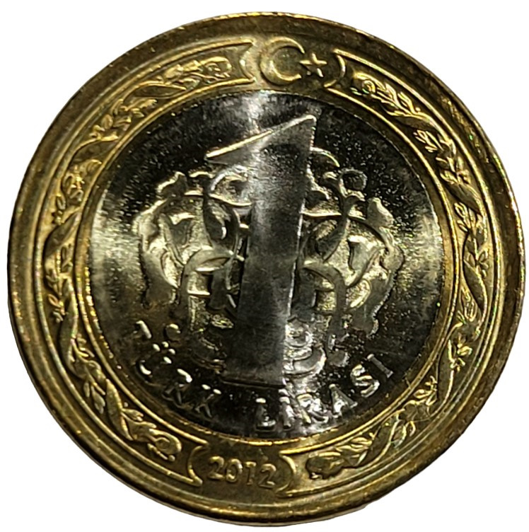1 Лира - 150-летие Счетной палаты 2012 Реверс