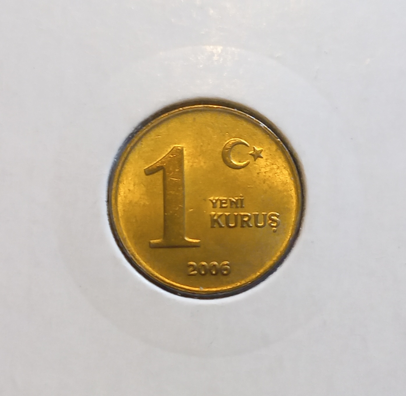 1 новый куруш 2006 Аверс