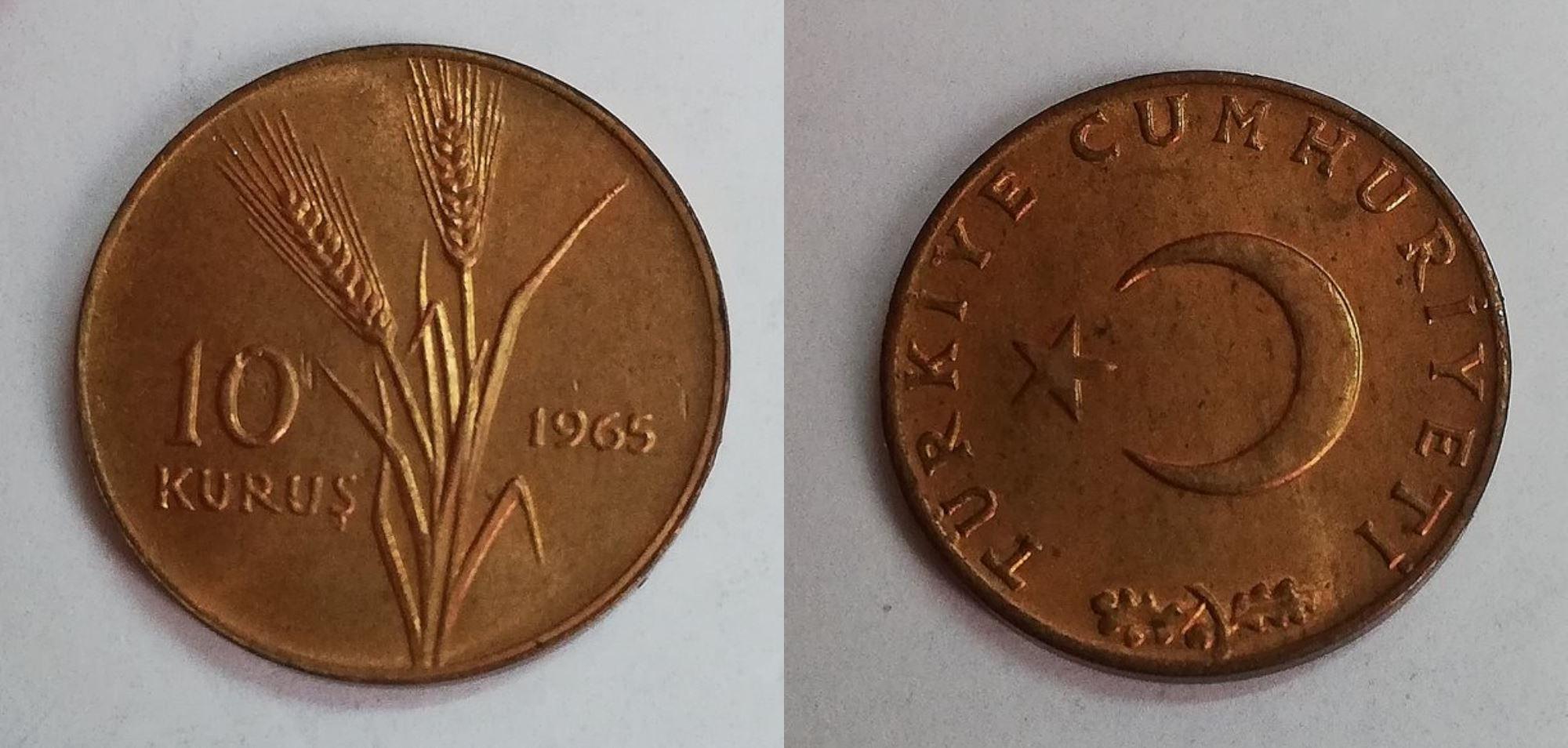 10 куруш 1965