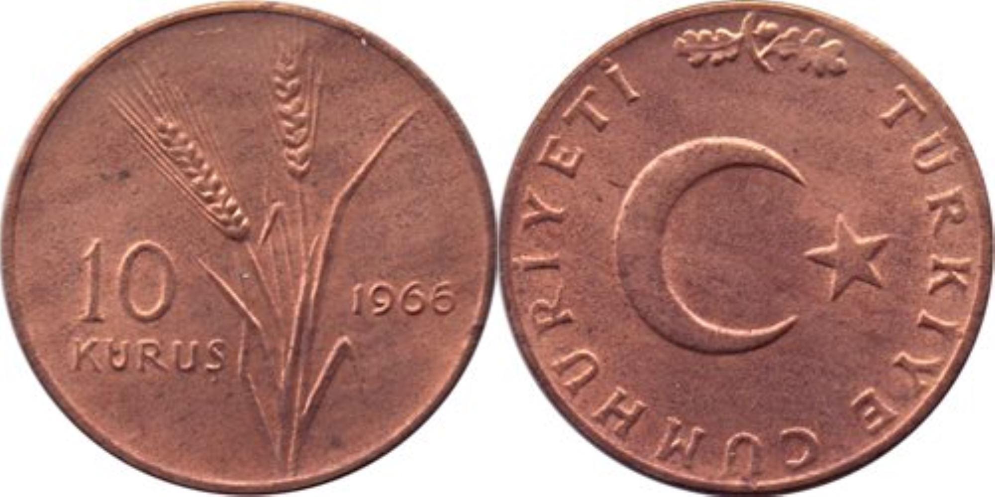 10 куруш 1966