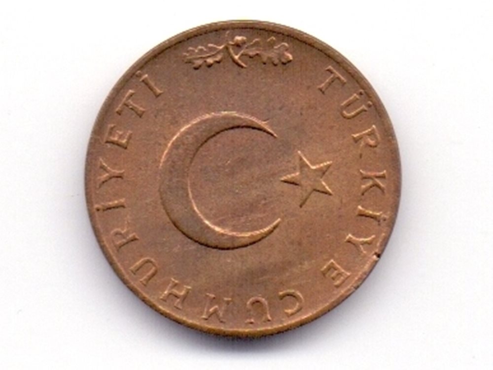 10 куруш 1968 Аверс