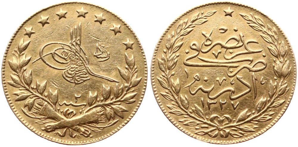 100 куруш Мескюк 1327/2