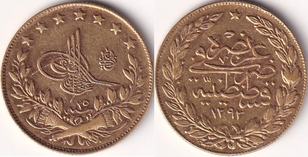 100 куруш Мескюк 1293/25