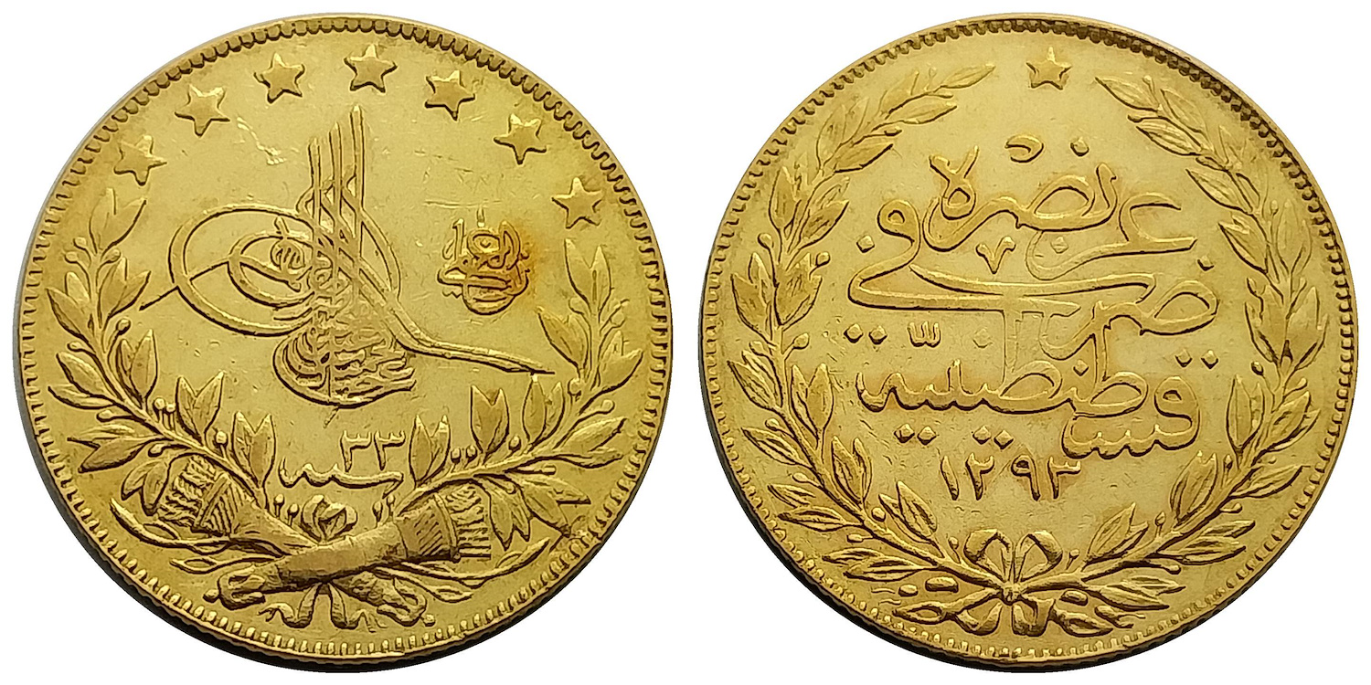 100 куруш Мескюк 1293/33