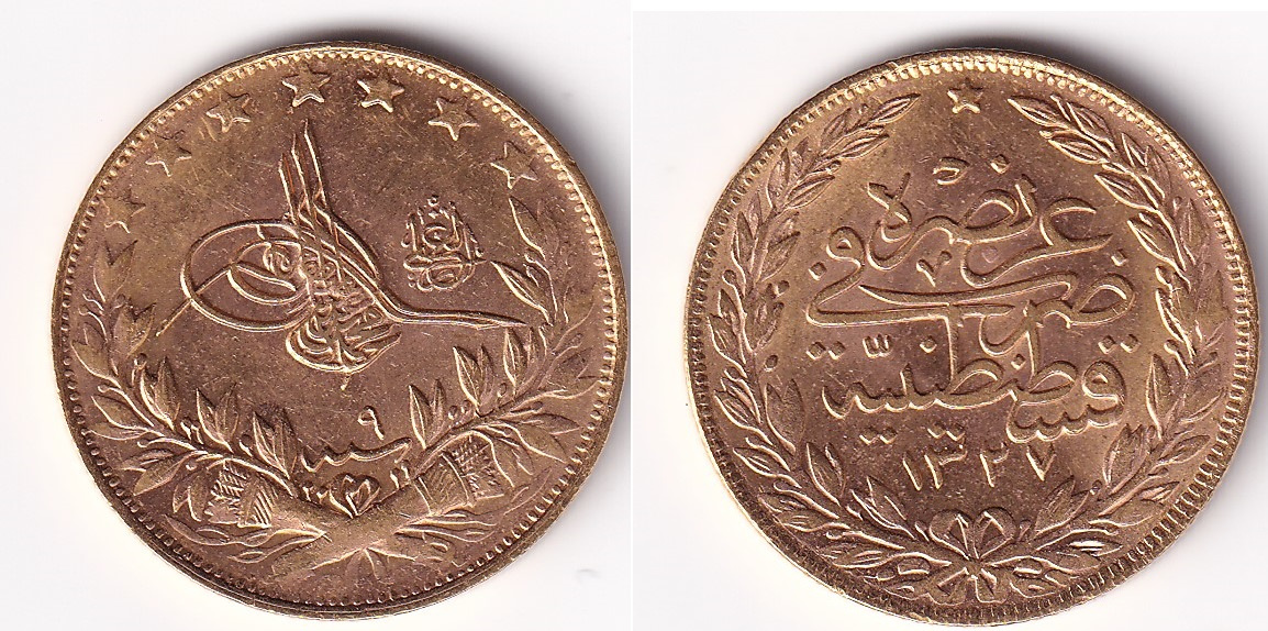 100 куруш Мескюк 1327/9