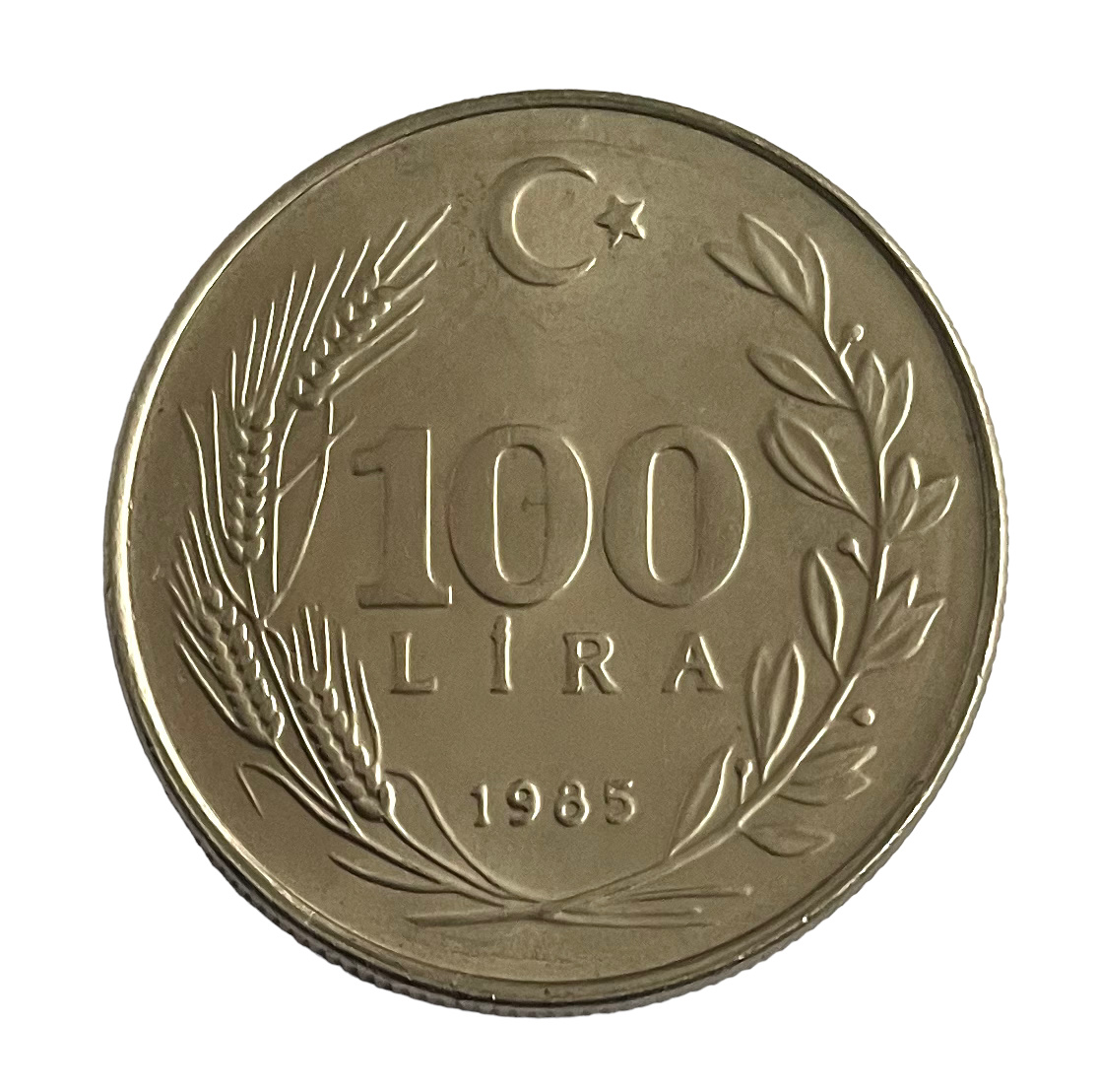 100 Лира 1985 Аверс