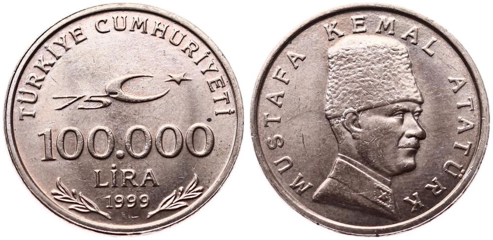 100.000 Лира 1999