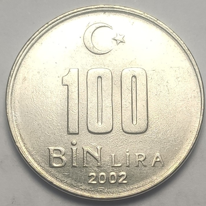100.000 Лира 2002 Реверс