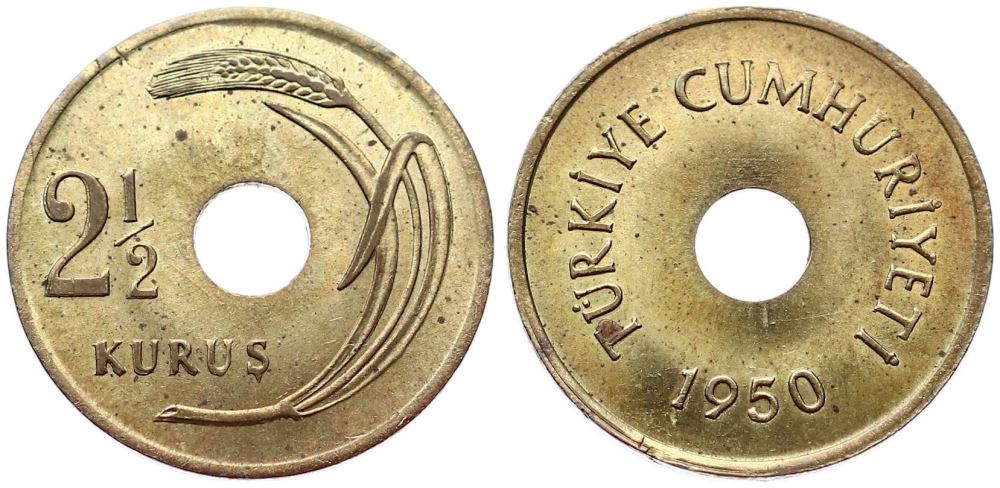 2 1/2 куруш 1950