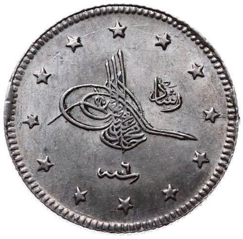 2 куруш 1327/6 Аверс