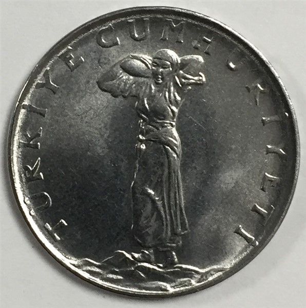 25 куруш 1968 Аверс