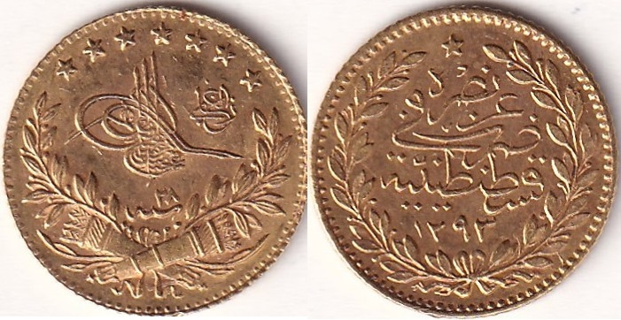 25 куруш Мескюк 1293/28