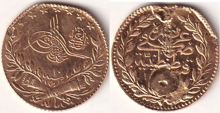 25 куруш Мескюк 1327/10