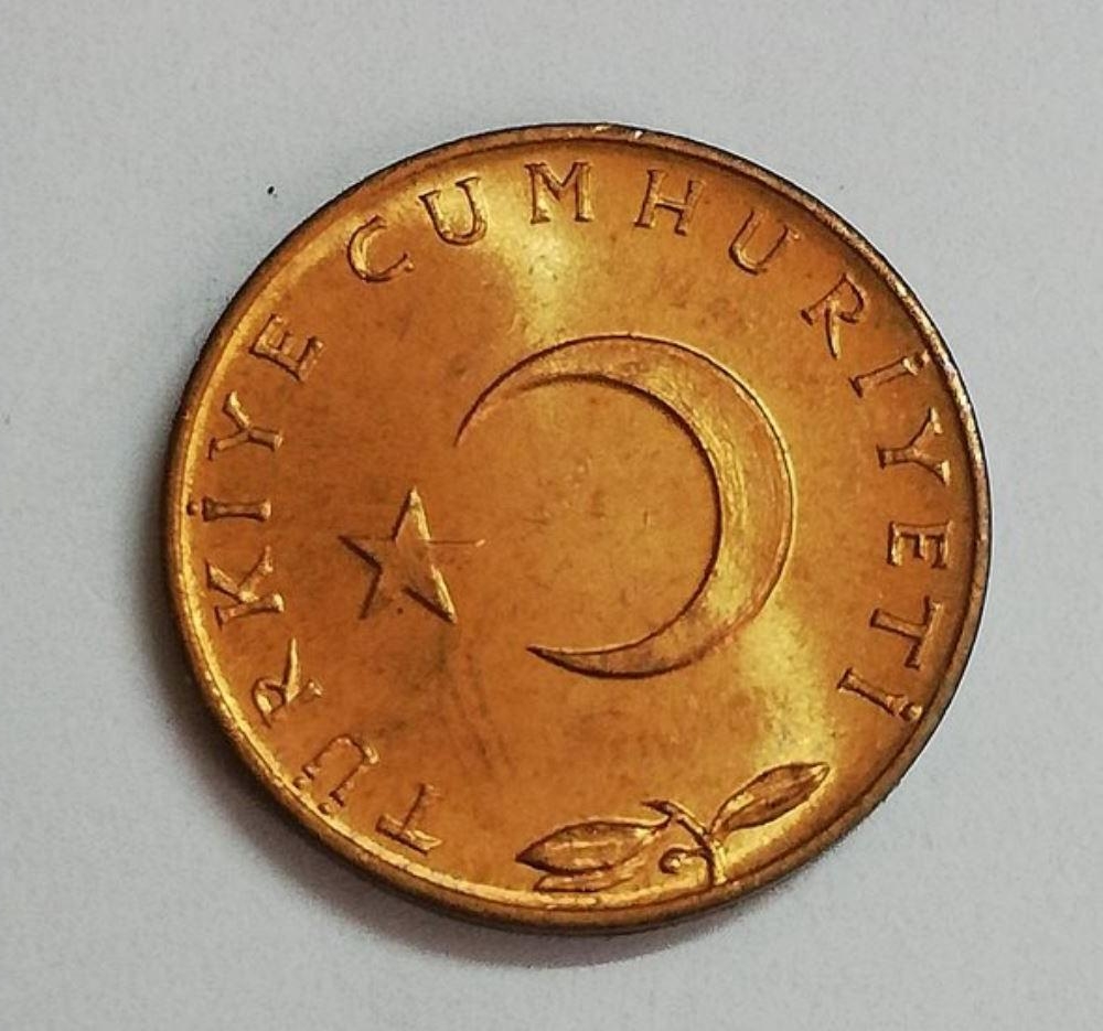 5 куруш 1961 Аверс