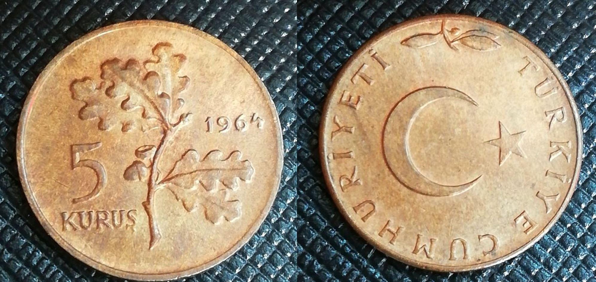 5 куруш 1964