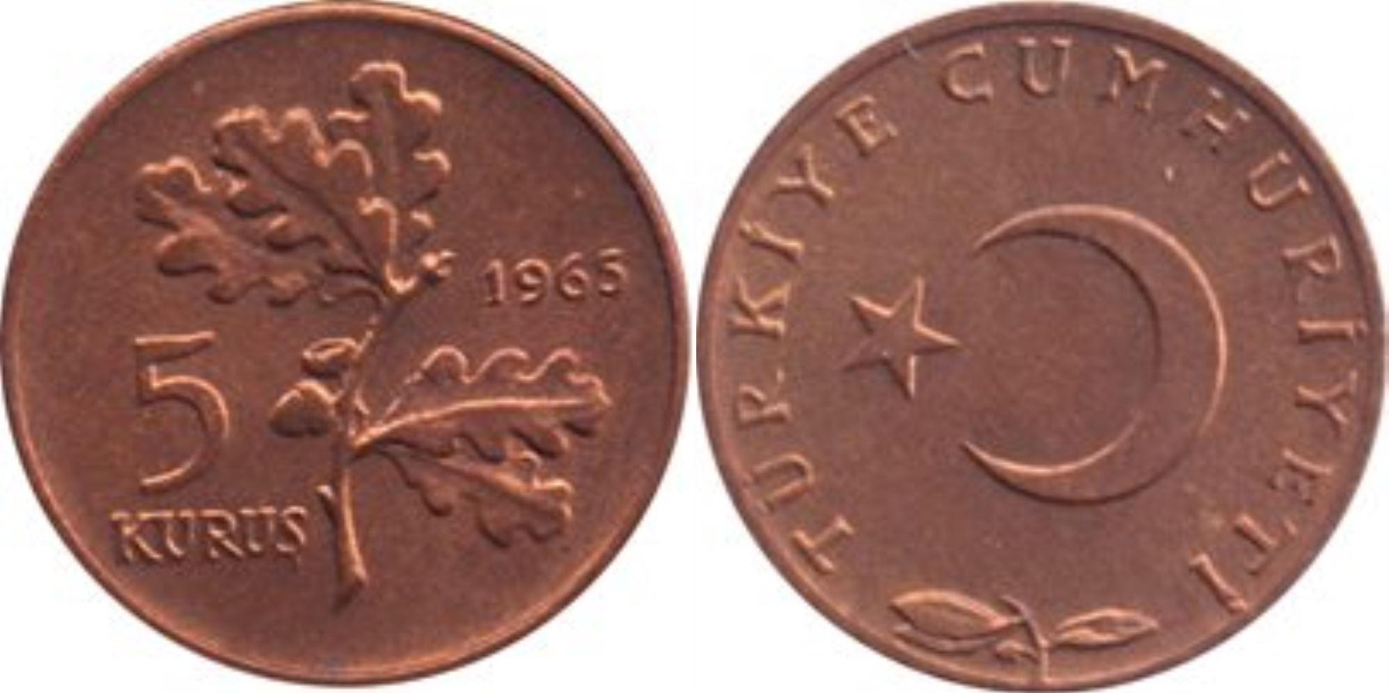 5 куруш 1965