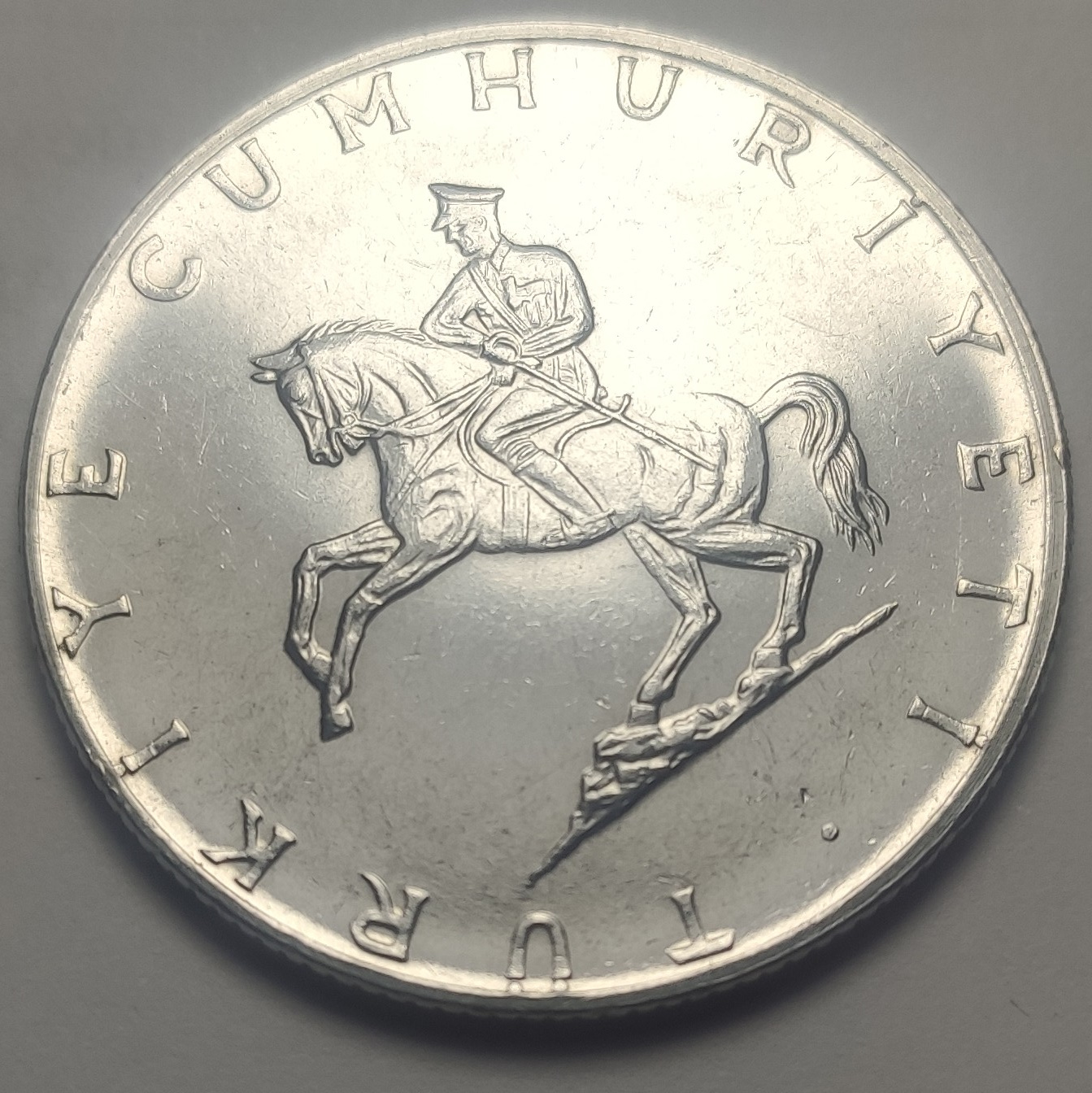 5 Лира 1974 Аверс