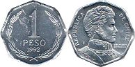 Chile 1 peso 1992