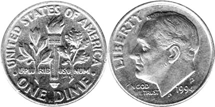 США монета 1994
