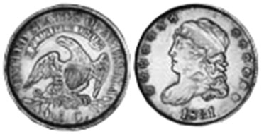 США монета half 1831