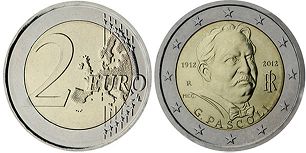 монета Италия 2 евро 2012