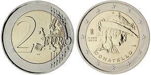 монета Италия 2 евро 2016