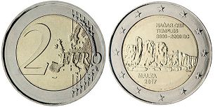монета Мальта 2 евро 2017