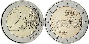 монета Мальта 2 евро 2019