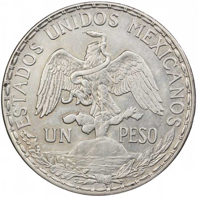 Мексика 1 песо 1914