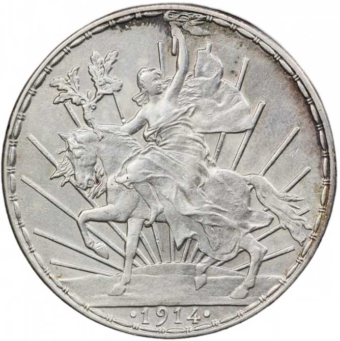 Мексика 1 песо 1914