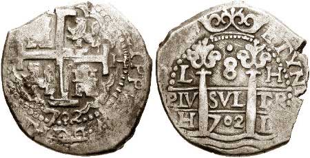 Лима 8 реалов «Столпы и волны»