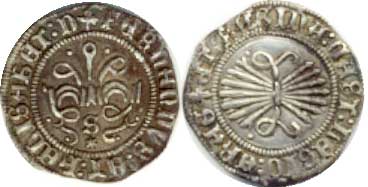 Испанский полуреал Фердинанда и Изабеллы