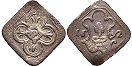 монета Аугсбург 1 геллер 1692