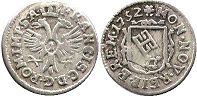 монета Бремен 1 грот 1752