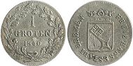 монета Бремен 1 грот 1840